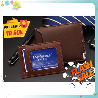 Ví Nam MENBENSE Đẹp Cầm Tay Hàng Hiệu Thời Trang Cao Cấp , Ví Da Pu Nhiều Ngăn Nhỏ Gọn Nam Tính Chính Hãng - BÓP NAM XỊN