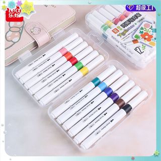 Bút Màu Acrylic Marker 60 Mầu Cao Cấp Màu Sắc Tươi Sáng - Bút Lông Nhiều Màu - BÚT MẦU NƯỚC CAO CẤP
