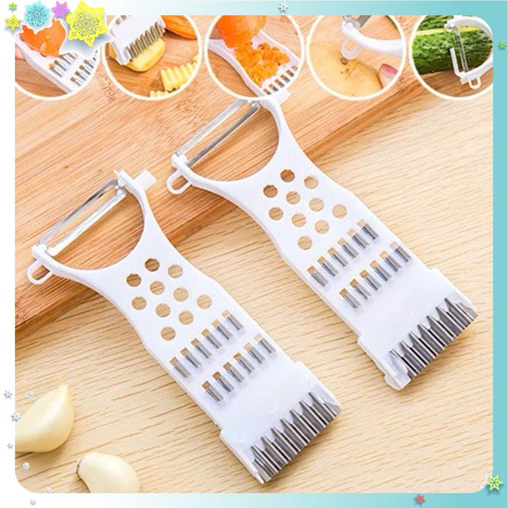 [COMBO 10] NẠO GỌT TẠO HÌNH RAU CỦ QUẢ ĐA NĂNG, DỤNG CỤ LẠO GỌT RAU CỦ QUẢ LƯỠI INOX 2 ĐẦU ĐA NĂNG , NẠO RAU CỦ 2 ĐẦU