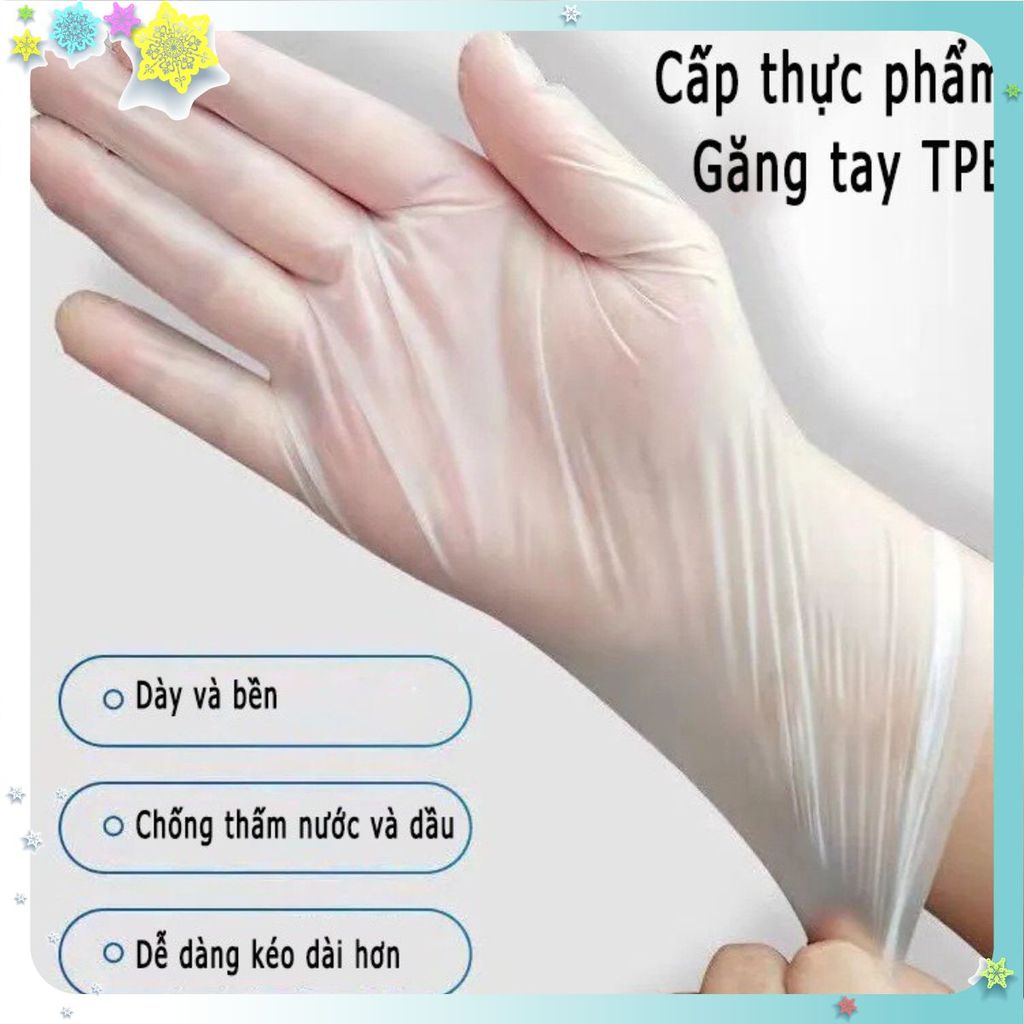 [Siêu Rẻ] Găng Tay Dùng 1 Lần Làm Bếp Nấu Ăn Vệ Sinh Siêu Dai Siêu Bền - GANG TAY SIÊU DAI