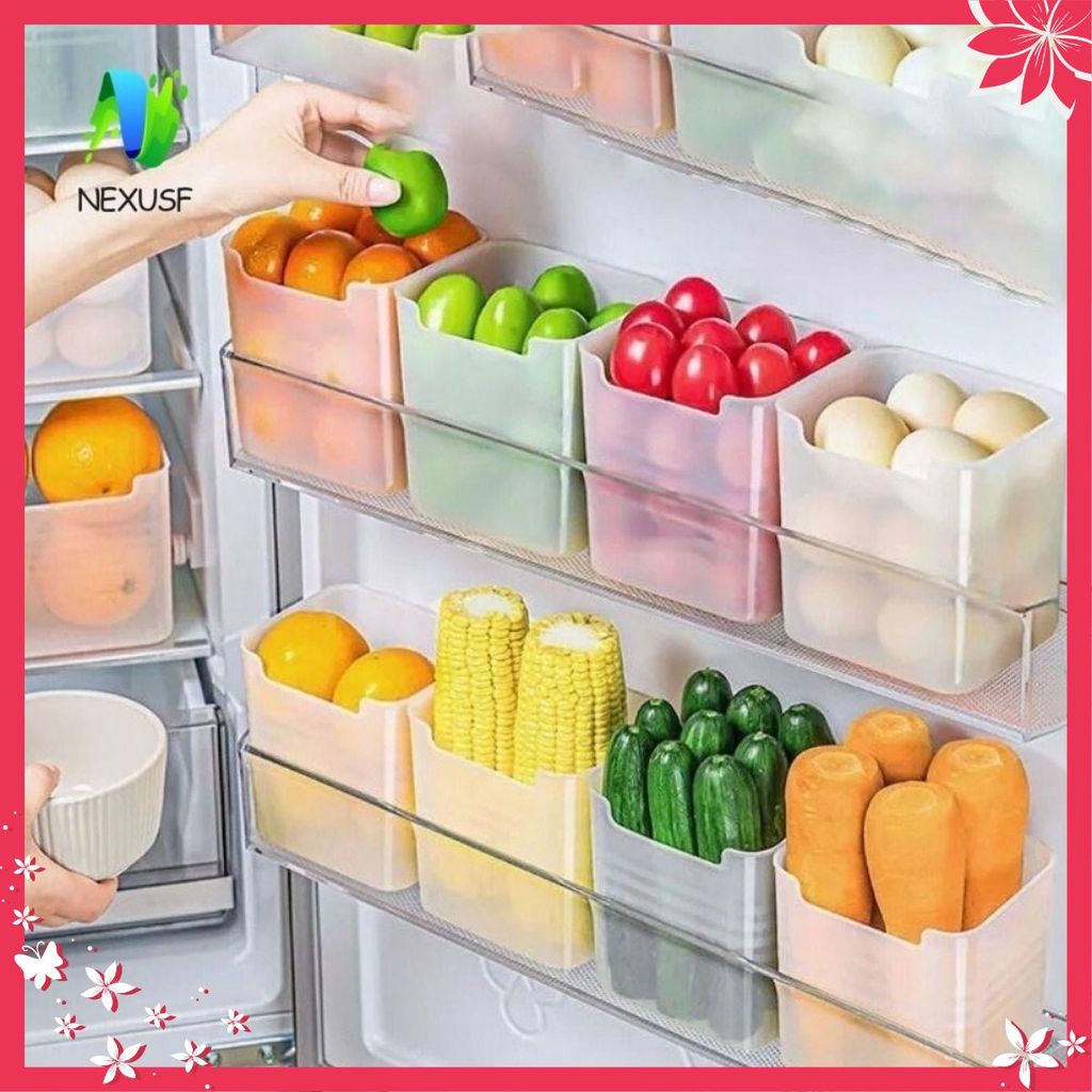 [COMBO 10] HỘP NHỰA (Q12) ĐỰNG THỰC PHẨM, ĐỒ ĂN, RAU CỦ ĐỂ CÁNH CỬA TỦ LẠNH ĐA NĂNG TIỆN LỢI