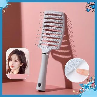 Lược gỡ rối tóc nhiều màu , LƯỢC MASSAGE DA ĐẦU - LUOC GO ROI