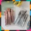 3 Bộ Cọ Trang Điểm 8 Cây Vintage Siêu Cute Trong Túi Zip , Set Cọ Trang Điểm Gồm 8 Cây Lông Mịn Dễ Tán Phấn