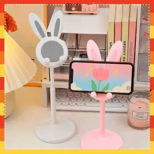 GIÁ ĐỠ ĐIỆN THOẠI HÌNH THỎ KUTE ĐỂ BÀN – Giá Đỡ Ipad Dễ Thương,Kệ Thiết Kế Chống Trượt Tiện Lợi