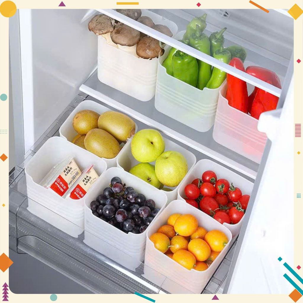[COMBO 10] HỘP NHỰA GẮN CÁNH TỦ LẠNH TIẾT KIỆM DIỆN TÍCH - Hộp Đựng Đồ Ăn Đồ Dùng Gia Đình,Hộp Nhựa Đa Năng Đựng Đồ Ăn