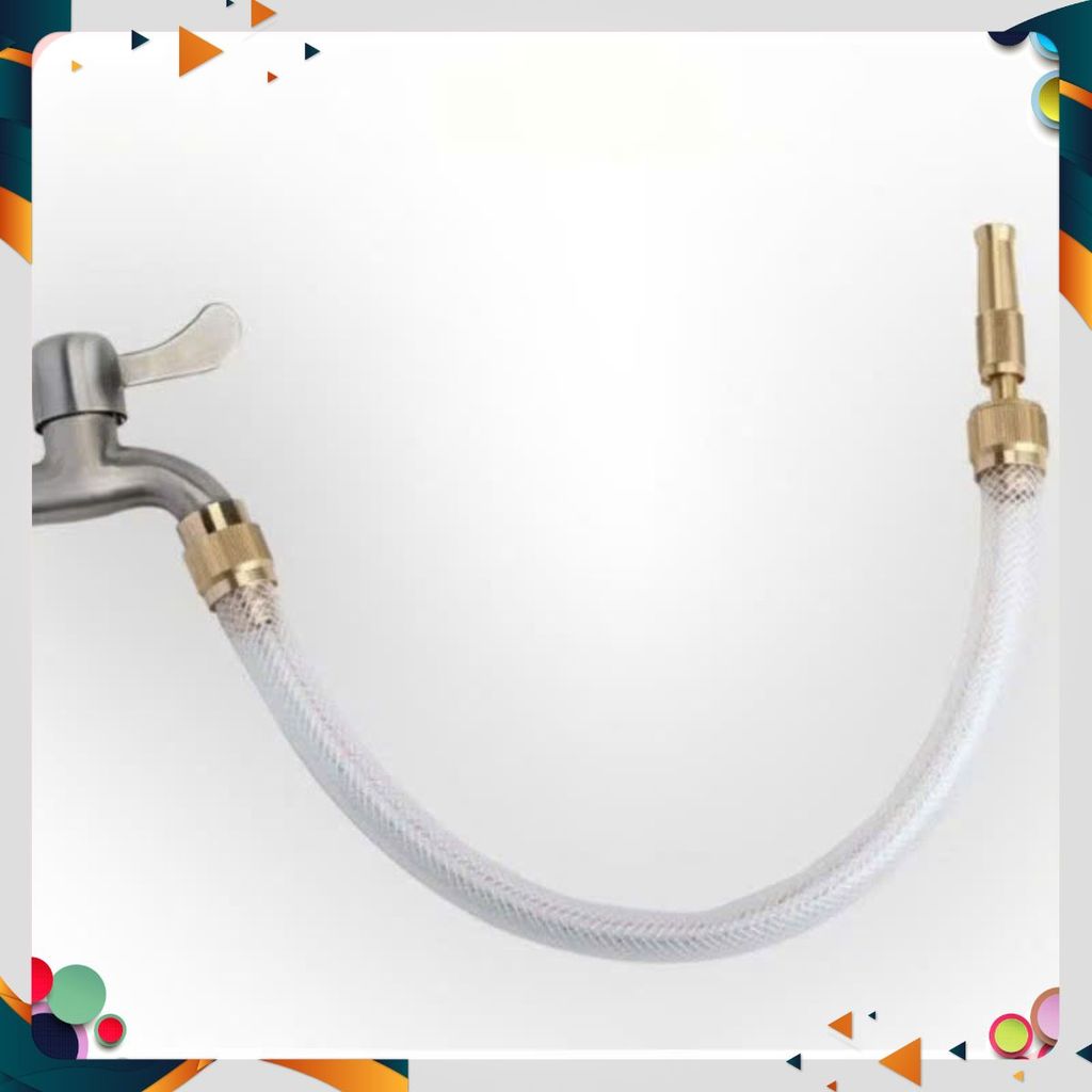 ĐẦU VÒI XỊT TĂNG ÁP - Vòi Phun Áp Lực Mạnh Combo 2/Món Hỗ Trợ Rửa Xe,Súng Xịt Nước Đa Năng Làm Sạch Sân Vườn