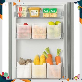 [COMBO 10] Hộp Nhựa Đựng Thực Phẩm, Hộp Trữ Đồ Ăn, Rau Củ Để Cánh Tủ Lạnh Đa Năng - KHAY ĐỰNG ĐỒ CÁNH TỦ LẠNH CAO CẤP