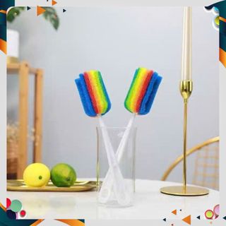 [COMBO 10] Cây Cọ Rửa Ly Cốc Lọ Hoa 7 Màu - CÂY CỌ SẮC MÀU ĐA NĂNG - MÃ: CO