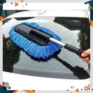 CHỔI LAU Ô TÔ CÓ CÁN ĐIỀU CHỈNH LAU SẠCH BỤI BẨN DỄ DÀNG - Chổi Dẹt Rửa Xe Ô Tô Bản Rộng,Cây Lau Xe Ô Tô Chuyên Dụng
