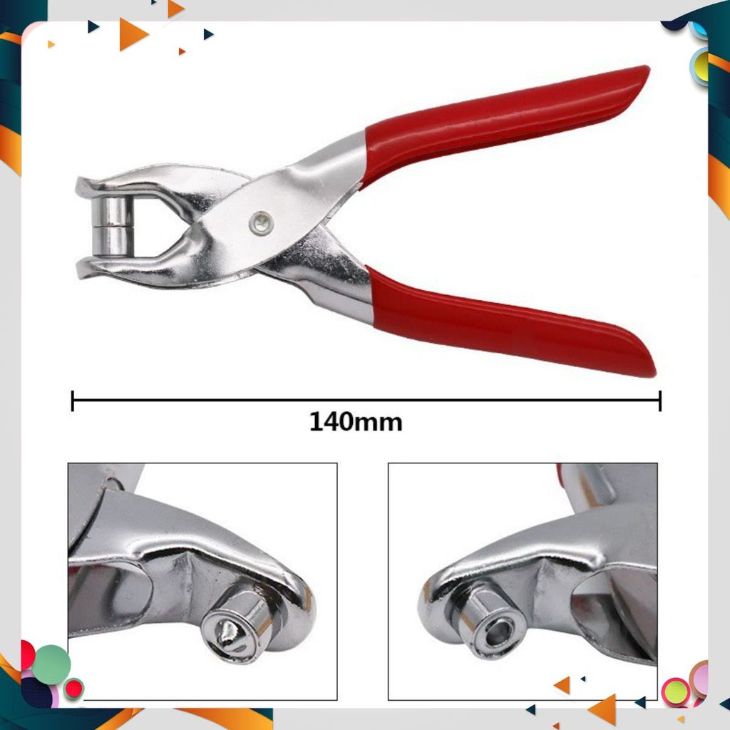 KÌM BẤM KHOEN, BẤM KHUY ORE TẶNG 100 KHOEN MẠ VÀNG - Kìm Bấm Cúc Đa Năng Kèm 100 Chi Tiết Cúc Bằng Thép Không Gỉ MÃ: KÌM