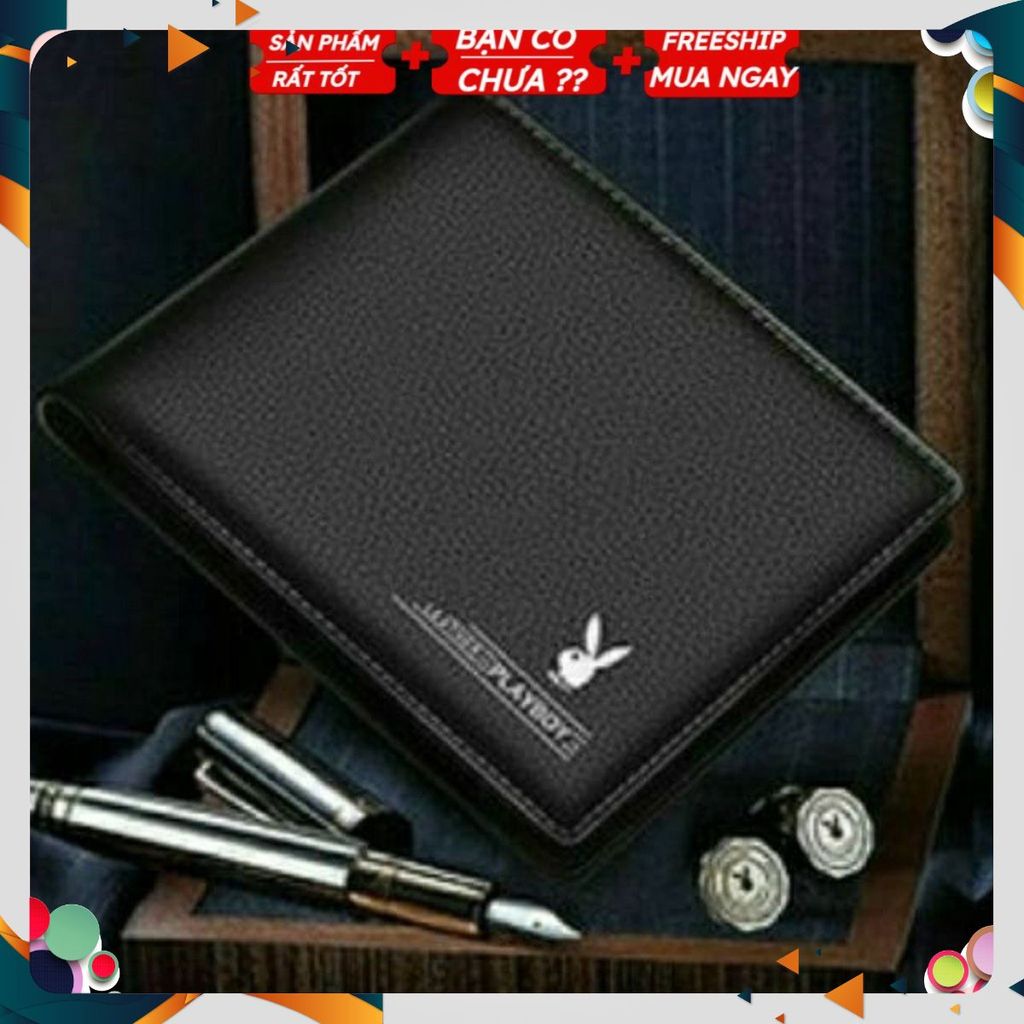 Ví Da #VÍ_DA_NAM, Ví Nam PLAYBOY Thời Trang Chất Đẹp Hàng Hiệu Cao Cấp, Bóp Ví Da Pu Xịn Nhiều Ngăn Nam Tính Chính Hãng