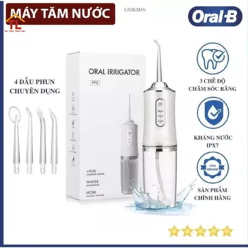 Máy tăm nước cầm tay, Tăm Nước Vệ Sinh du lịch Oral Irrigator bản quốc tế chuẩn nha sĩ khuyên dùng MẪU MỚI.@