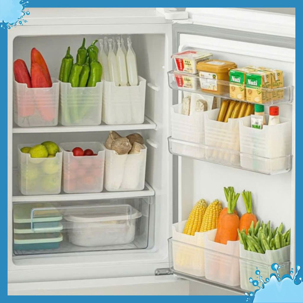 [COMBO 10] HỘP NHỰA GẮN CÁNH TỦ LẠNH TIẾT KIỆM DIỆN TÍCH - Hộp Đựng Đồ Ăn Đồ Dùng Gia Đình,Hộp Nhựa Đa Năng Đựng Đồ Ăn