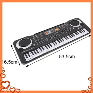 ĐÀN PIANO ĐIỆN TỬ KEYBOARD 61 PHÍM KÈM MIC+SẠC CHO BÉ , ĐÀN PIANO, ORGAN 6 BÀN PHÍM KÈM MIC 6 BÀI HÁT VÀ 16 TONE NHẠC