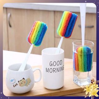 [COMBO 10] Cây Cọ Rửa Ly Cốc Lọ Hoa 7 Màu - CÂY CỌ SẮC MÀU ĐA NĂNG - MÃ: CO