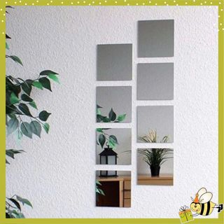 10 GƯƠNG DÁN TƯỜNG HÌNH VUÔNG 30X30CM - Gương Soi Chất Liệu Acrylic Gắn Dán Dễ Dàng,Gương Treo Dán Tường Chống Trầy Xước
