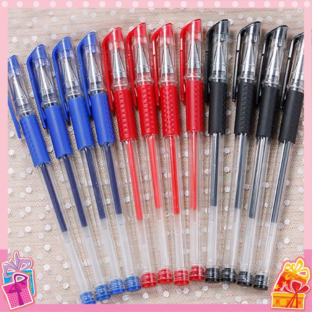 (ĐỦ 2 MẦU) SET 50 CHIẾC BÚT BI NƯỚC VĂN PHÒNG SIÊU ĐỀU MỰC, VIẾT SIÊU SƯỚNG - BUT BI CAO CAP