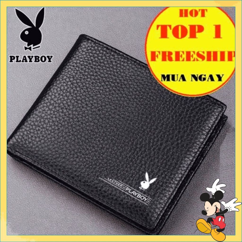 Ví Da #VÍ_DA_NAM, Ví Nam PLAYBOY Thời Trang Chất Đẹp Hàng Hiệu Cao Cấp, Bóp Ví Da Pu Xịn Nhiều Ngăn Nam Tính Chính Hãng