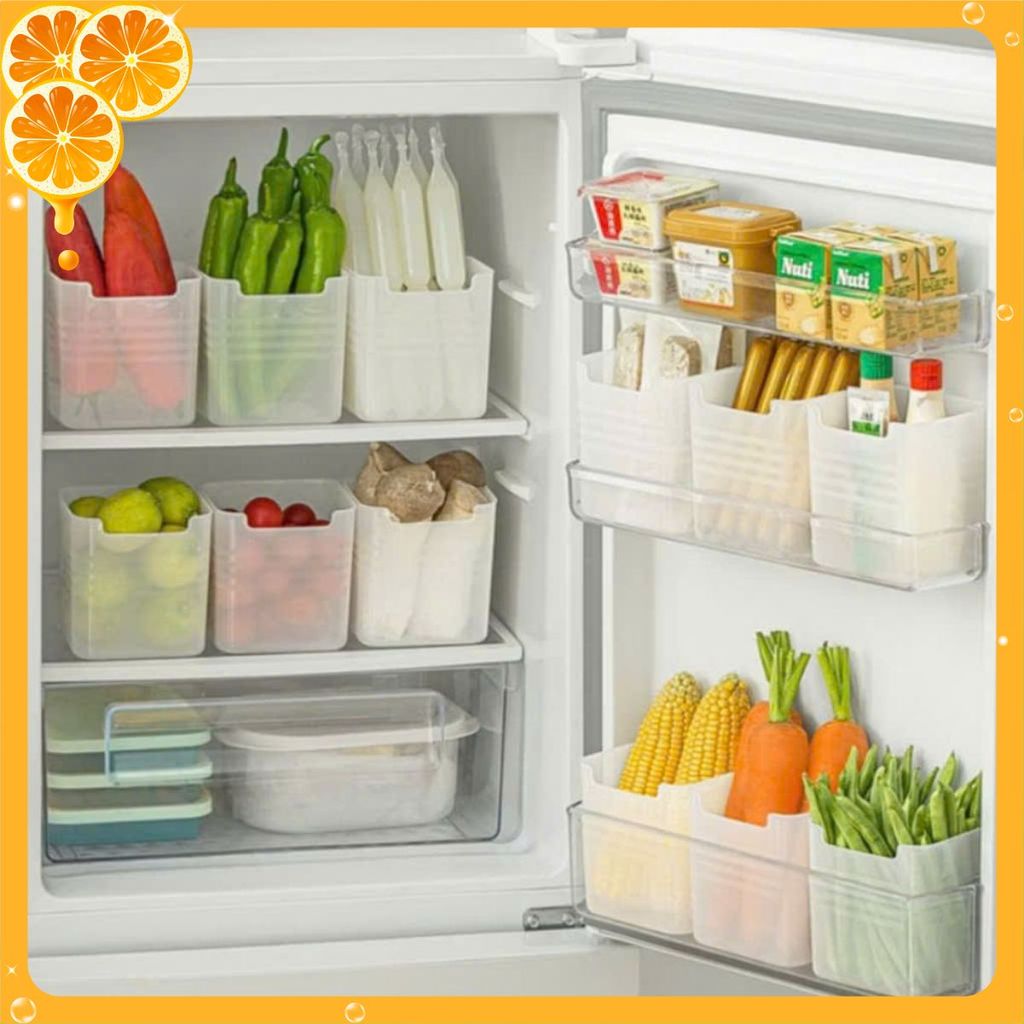 [COMBO 10] HỘP NHỰA GẮN CÁNH TỦ LẠNH TIẾT KIỆM DIỆN TÍCH - Hộp Đựng Đồ Ăn Đồ Dùng Gia Đình,Hộp Nhựa Đa Năng Đựng Đồ Ăn