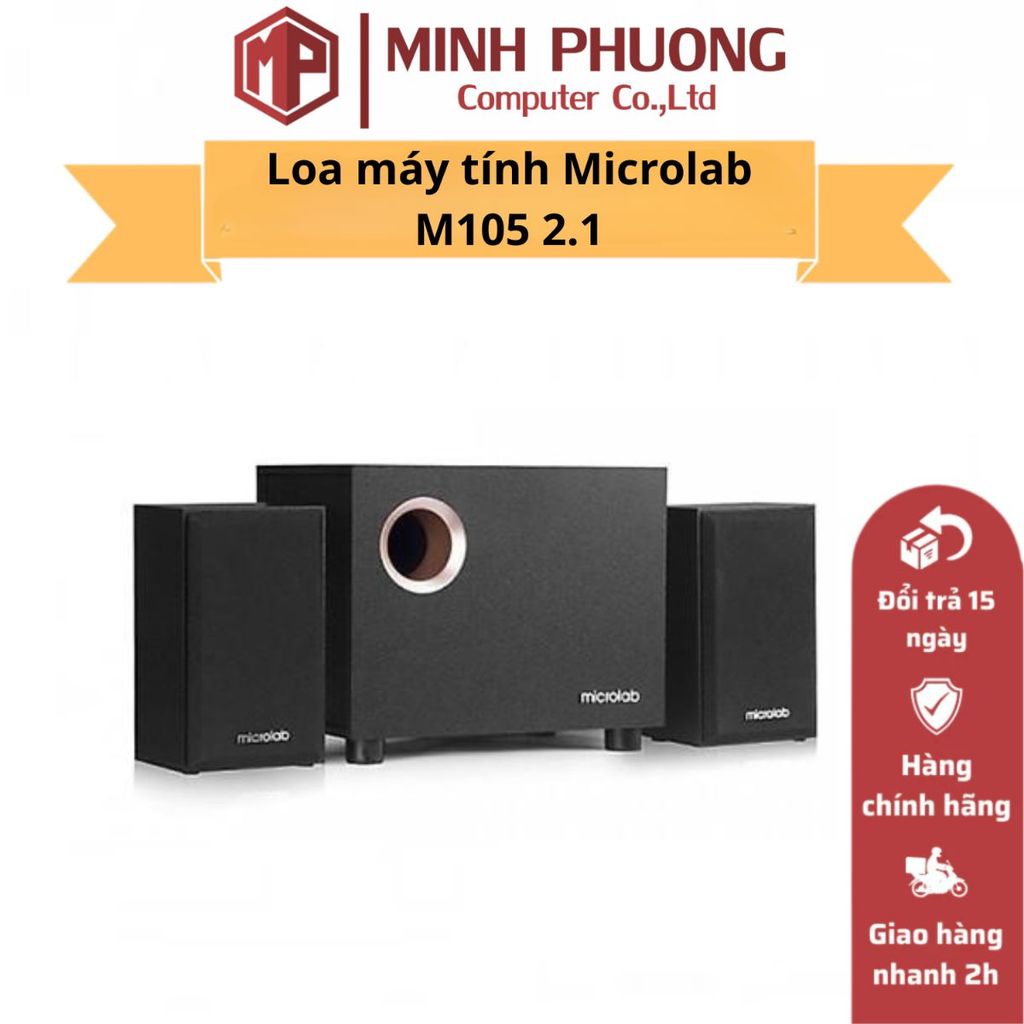 Loa máy tính Microlab M105 2.1 | Shopee Việt Nam