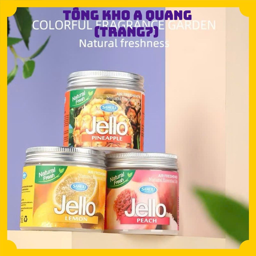 Hộp Sáp Thơm JELLO 220g – Khử Mùi Phòng Ngủ, WC, Tủ-Sáp Thơm Jello – Giải Pháp Khử Mùi An Toàn Cho Mọi Không Gian