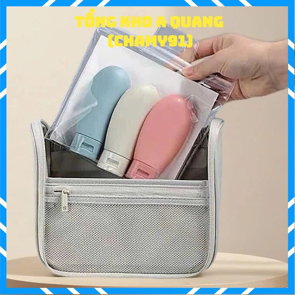 Set 3 Lọ Chiết Du Lịch – Lọ Đựng Mỹ Phẩm Nhỏ Gọn, Mềm Dẻo, Tiết Kiệm Không Gian Cho Người Đi Công Tác