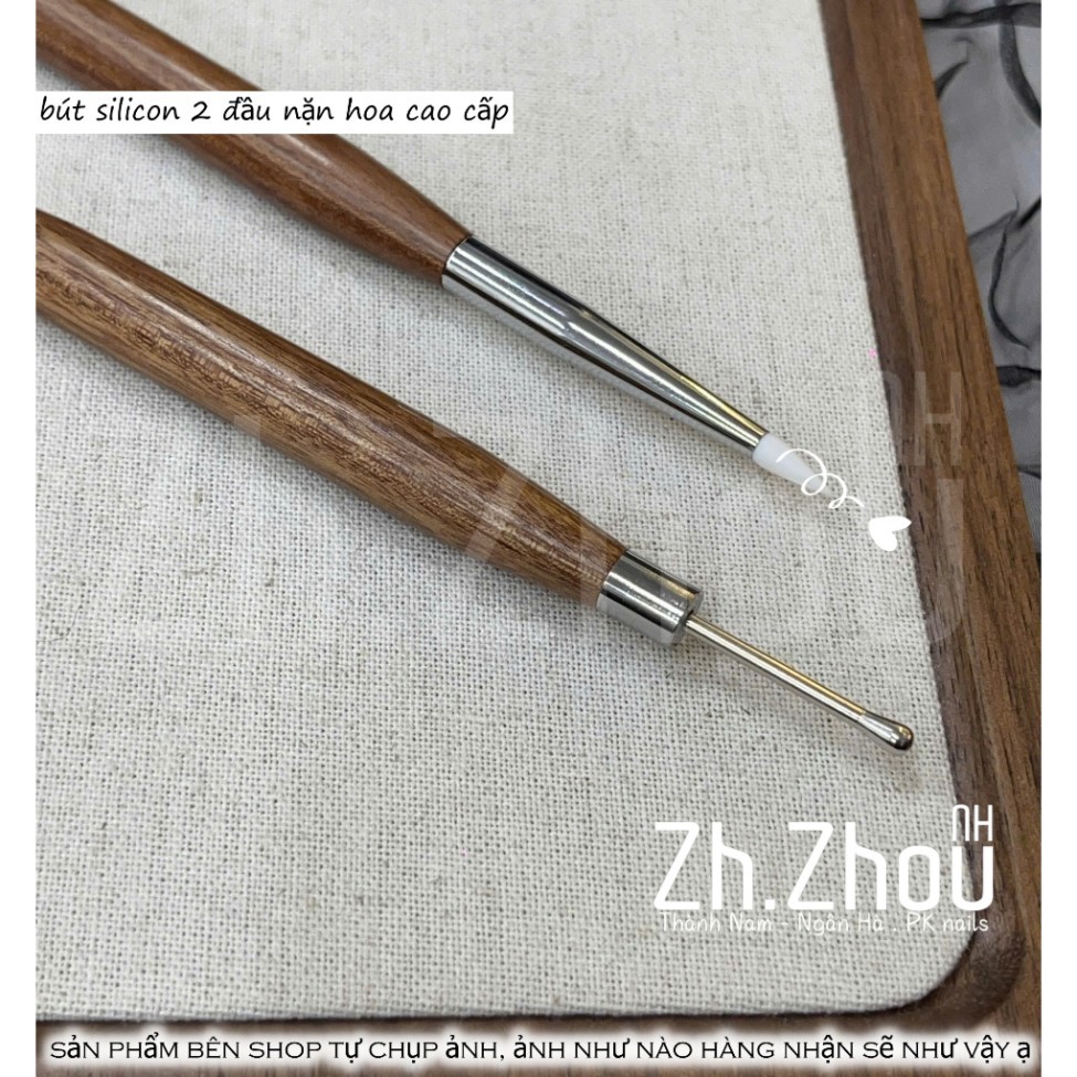 Bút silicon nặn hoa gel 2 đầu , bút silicon nặn hoa 2 đầu cao cấp