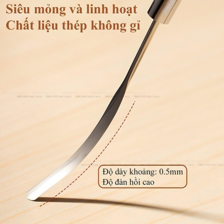 Cây lấy gel, cây trộn màu sơn pha gel thân gỗ - Dụng cụ làm móng nail đa năng