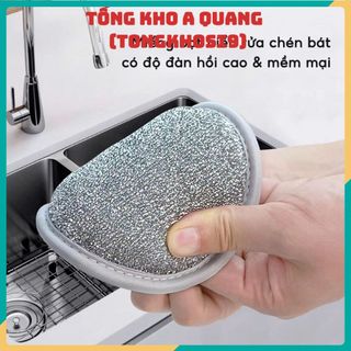 COMBO 10 Miếng Chà Rửa Bát – Miếng Rửa Chén Bát 2 Mặt, Cọ Xoong Nồi Chảo Đa Năng, Tiện Lợi Cho Nội Trợ