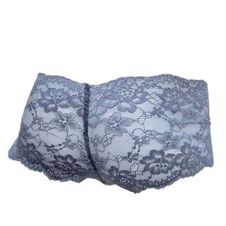 Q302 - Quần boxer ren nam màu xám xanh