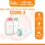 Bộ 2 bình trữ sữa thuỷ tinh Fatz Baby Store 3 180ml An toàn Tiện lợi FB0151CM FB0150CM