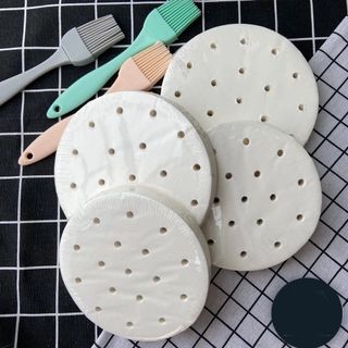 Giấy Nến Cho Nồi Chiên Không Dầu 100 Tờ Giấy Nến Đục Lỗ An Toàn Sức Khỏe Mẫu Mới