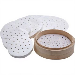 Giấy Nến Cho Nồi Chiên Không Dầu 100 Tờ Giấy Nến Đục Lỗ An Toàn Sức Khỏe Mẫu Mới