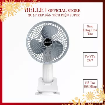 QUẠT KẸP ĐA NĂNG ĐỂ BÀN SUPER 3IN1 KẸP BÀN - Kẹp Điện Thoại Hoặc Gắn Bàn Quạt Cầm Tay Nhỏ Gọn Tiện Dụng