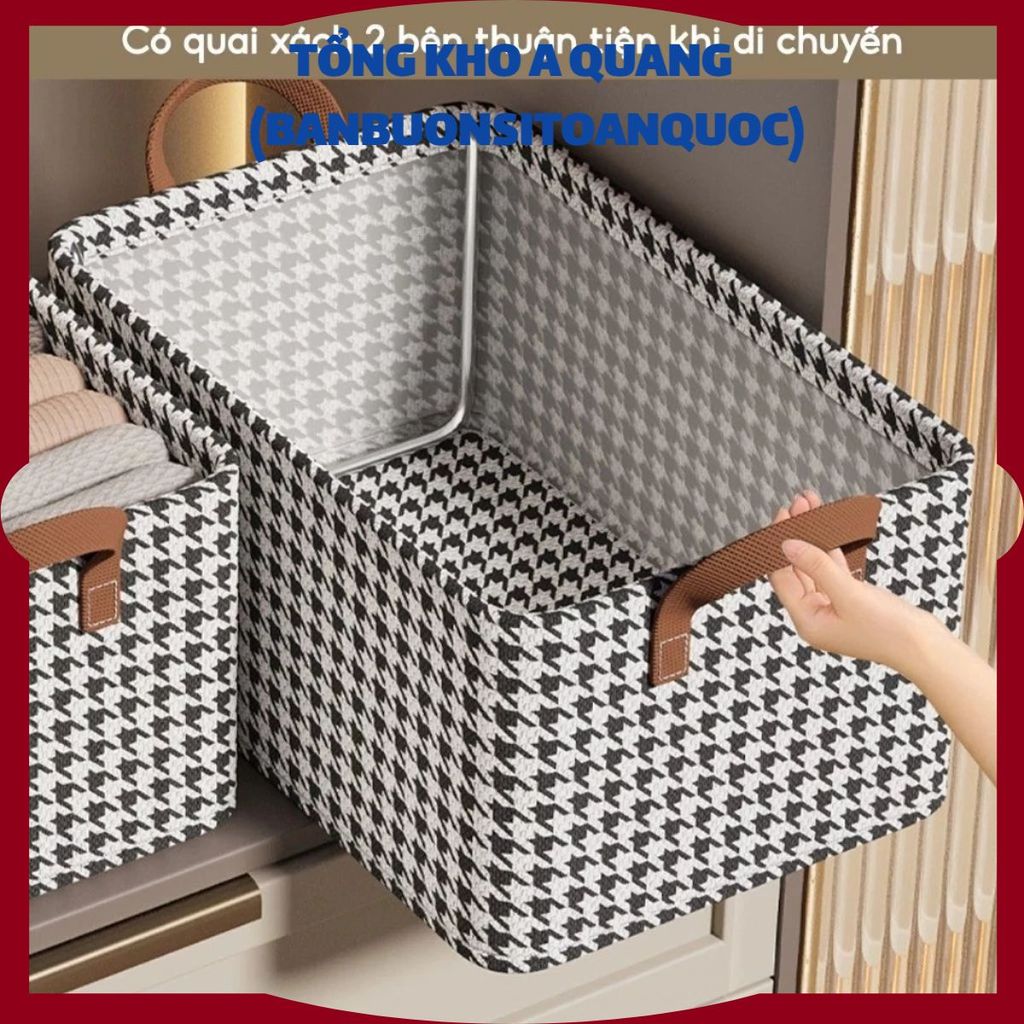 GIỎ ĐỰNG QUẦN ÁO - túi đựng chăn màn đa năng - có thể gấp gọn