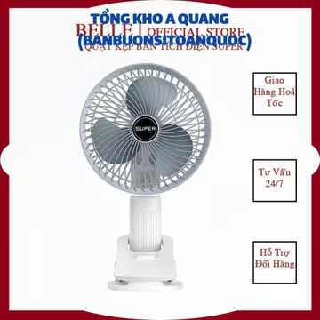 QUẠT KẸP ĐA NĂNG ĐỂ BÀN SUPER 3IN1 KẸP BÀN - Kẹp Điện Thoại Hoặc Gắn Bàn Quạt Cầm Tay Nhỏ Gọn Tiện Dụng
