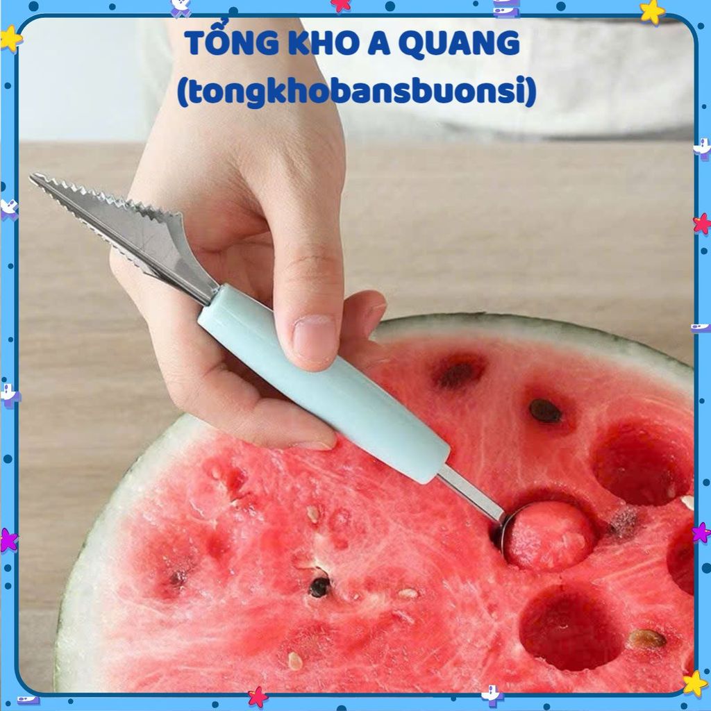 Dao khắc trái cây mini – Thiết kế tinh tế giúp khắc hình trên dưa hấu, táo, dưa lưới và nhiều loại khác