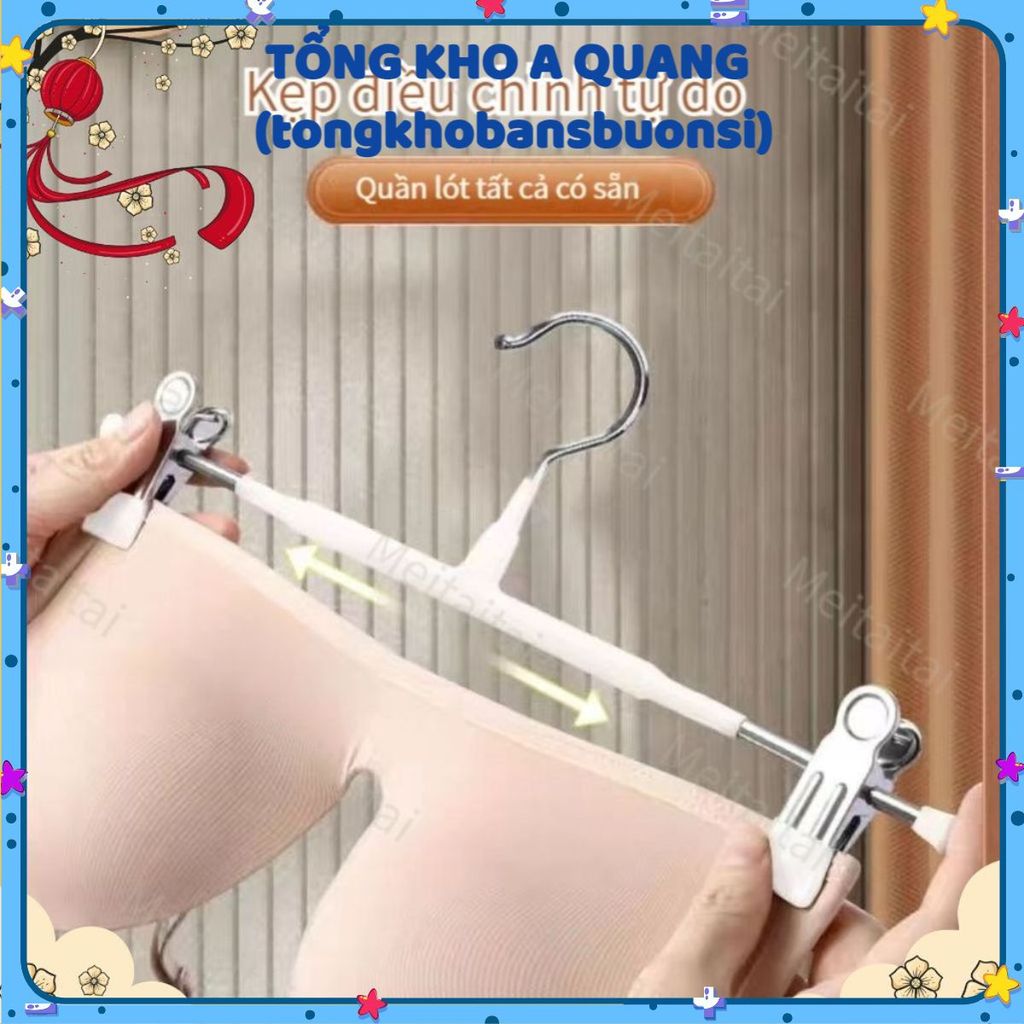 10 Móc Áo Gia Dụng Kẹp Quần Inox Kẹp Quần Chống Trơn Trượt Không Đánh Dấu Kẹp Váy Thích Hợp Cho Shop Thời Trang Cửa Hàng