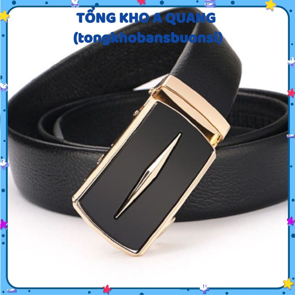 [Dây Lưng] Thắt Lưng Da Nam BAELLERRY Khóa Tự Động Cao Cấp. Dây Nịt Nam Da Bò 100% Chính Hãng Mạ Vàng Bạc Nam Tính GC99K