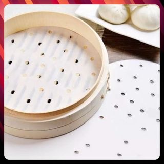 Giấy Nến Cho Nồi Chiên Không Dầu 100 Tờ Giấy Nến Đục Lỗ An Toàn Sức Khỏe Mẫu Mới