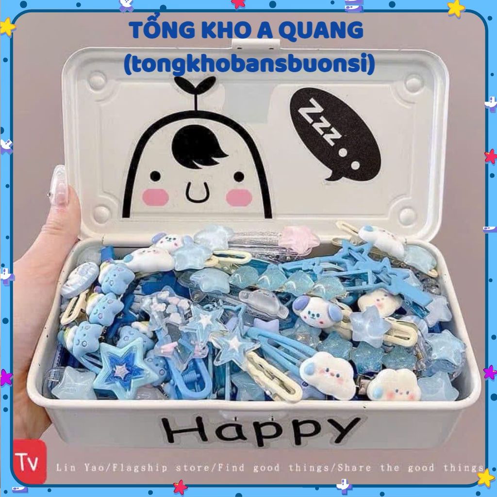 Sét 50 kẹp tóc mẫu phụ kiện tóc dành cho bé yêu bé điệu - KẸP TÓC XINH - MÃ: CAPKEPTOC92