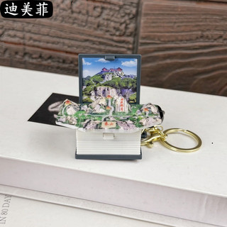"Móc Khóa Mini Khám Phá Vũ Trụ - Quà Tặng Sách 3D Gấp Độc Đáo" - Món Quà Tuyệt Vời - Keychain