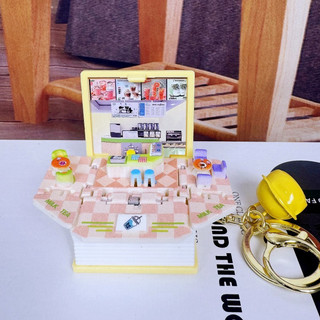 "Móc Khóa Mini Khám Phá Vũ Trụ - Quà Tặng Sách 3D Gấp Độc Đáo" - Món Quà Tuyệt Vời - Keychain