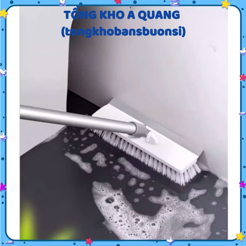 CHỔI QUÉT NHÀ TẮM 2IN1- Chổi Quét Sàn Nhà Tắm Đa Năng Kiêm Gạt Nước Gạt Kính 2 Trong 1- Chổi 2in1 Cọ Sàn Và Gạt Nước