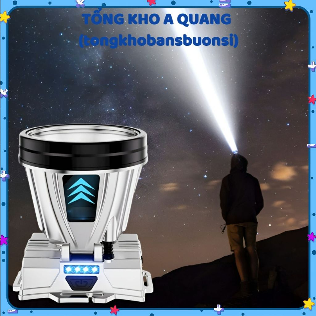 Đèn PIN Đội Đầu LAMP Siêu Sáng Chiếu Sáng Chuyên Dụng Cho Chạy Bộ / Cắm Trại/ SOI ĐÊM- Đèn Chiếu Sáng Sạc UBS/TYPE-C