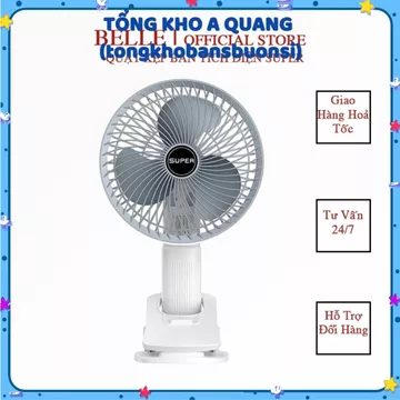 QUẠT KẸP ĐA NĂNG ĐỂ BÀN SUPER 3IN1 KẸP BÀN - Kẹp Điện Thoại Hoặc Gắn Bàn Quạt Cầm Tay Nhỏ Gọn Tiện Dụng