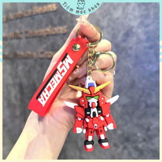 Móc Khóa Gundam Mini Đỏ Đẹp - Mô Hình Mecha Siêu Chất - Quà Tặng Độc Đáo