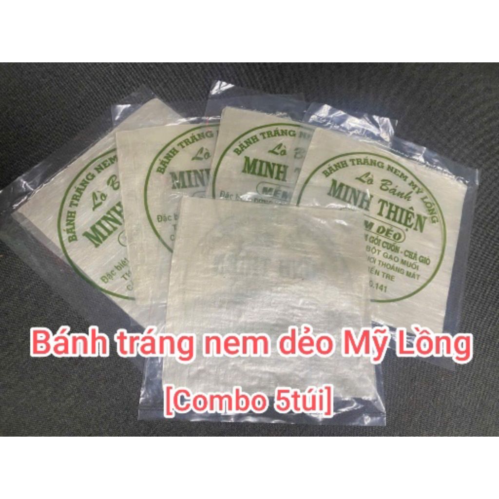 [Combo 5túi] Bánh Tráng Dẻo Mỹ Lồng - Minh Thiện