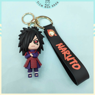 Móc Khóa Nhân Vật Madara Uchiha Đẳng Cấp - Tượng Đài Phản Diện Naruto - Món Quà Độc Đáo - Keychain