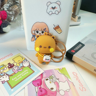 Móc Khóa Dudu Bubu Đáng Yêu - Dây Treo Cute, Quà Tặng Unisex Xinh Xắn!